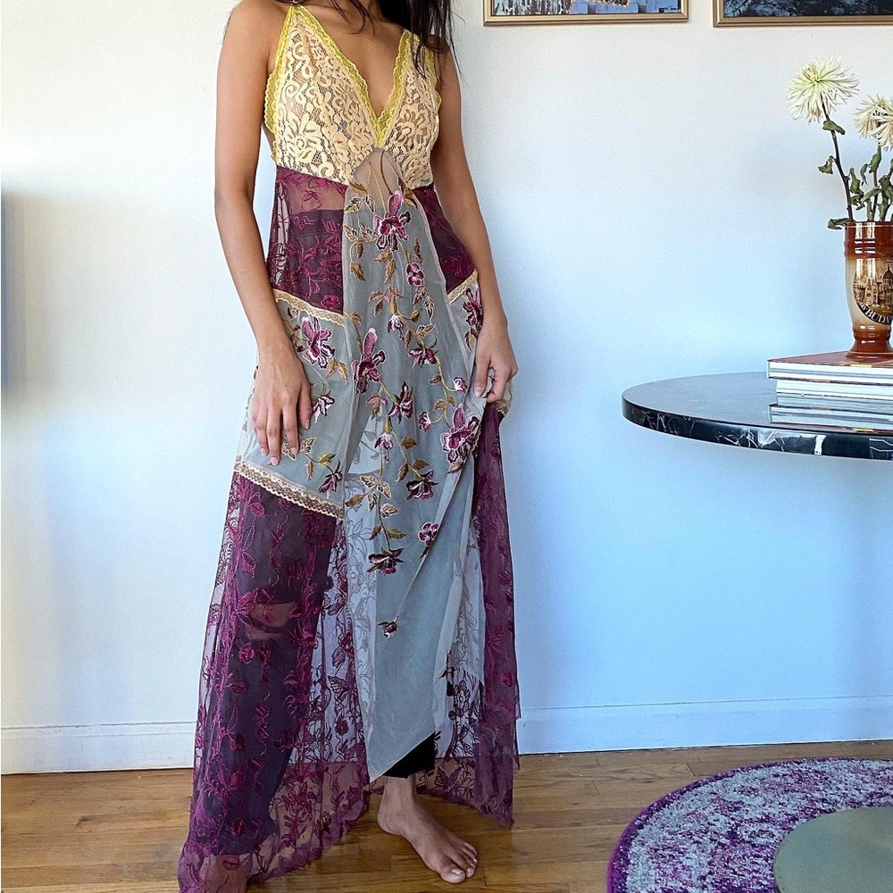 Free People not your average maxi slip dress